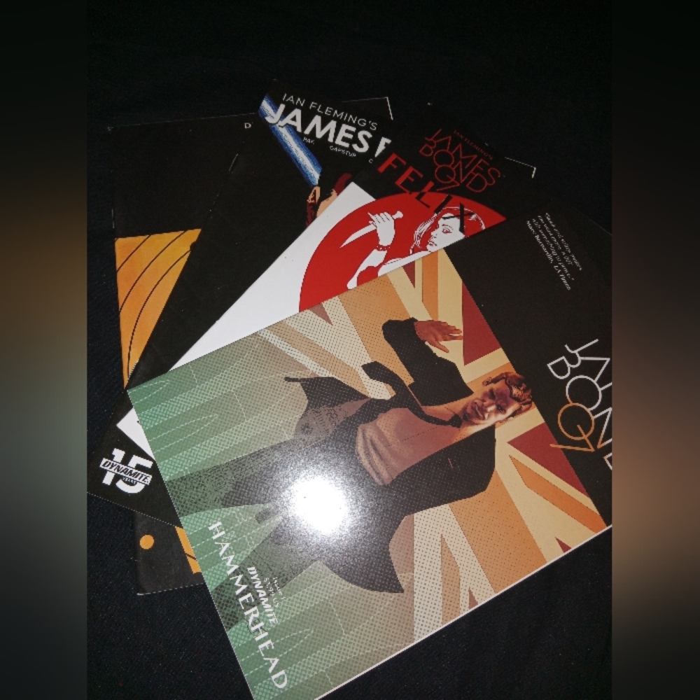 James Bond 4 Issue Comic Book Mixed Lot